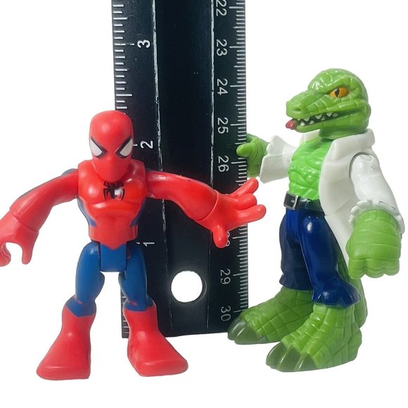 Marvel Super Hero Adventures Spider-Man Vs Lizard Action Figure Hasbro Toys - Picture 10 of 10